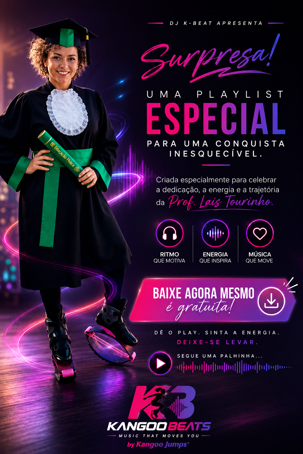 Playlist Lais Tourinho - Ela se formou!, 136-140BPM, 34m53s