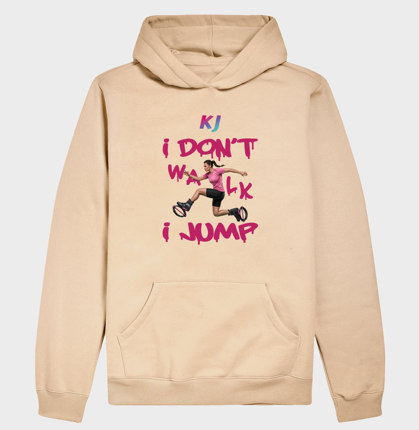 Moletom Premium com Capuz Unissex | I don't Walk I Jump – Conforto Térmico e Estilo Atemporal