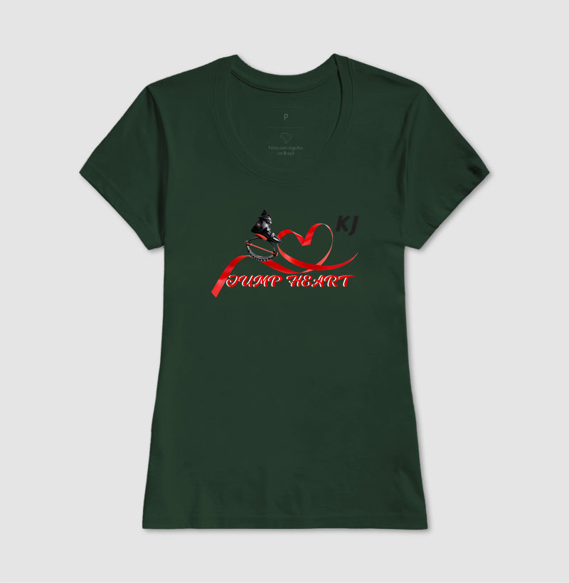 Camiseta Premium Algodão | Jump Heart