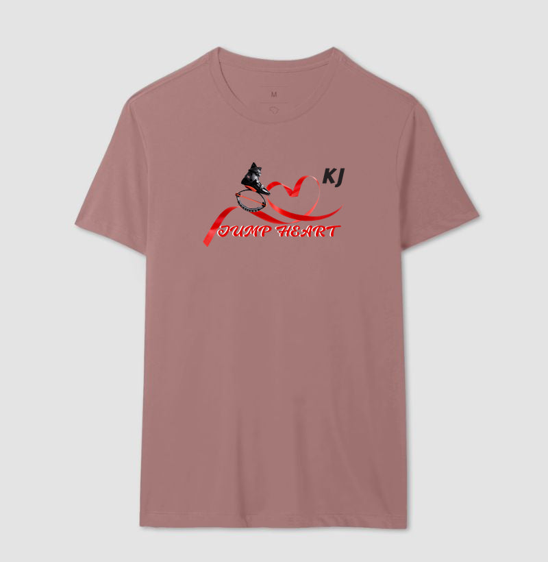 Camiseta Premium Algodão | Jump Heart