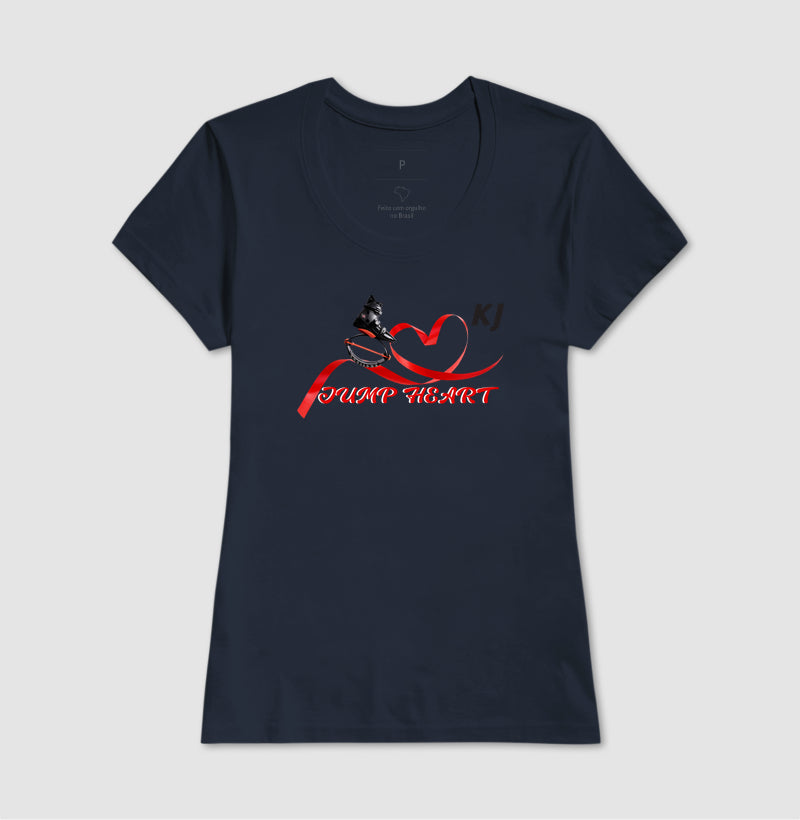 Camiseta Premium Algodão | Jump Heart