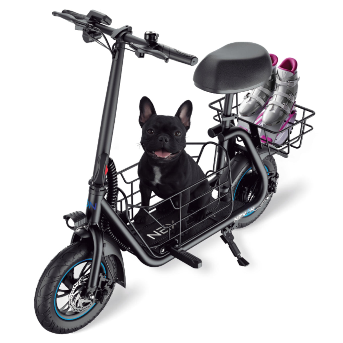 Nex.On MultiRide26 bicicleta elétrica dobrável para pets