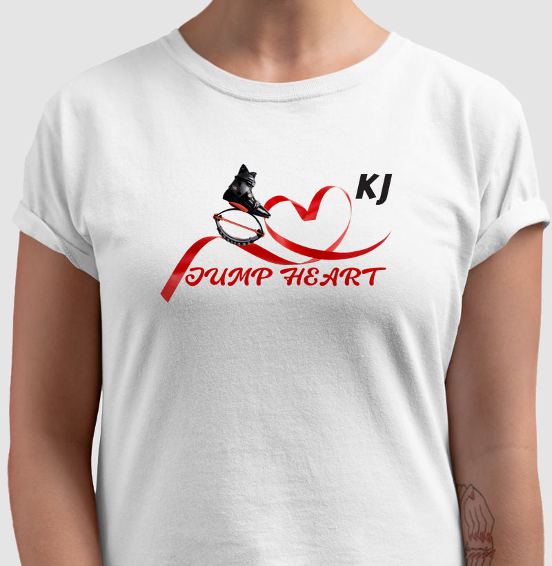 Camiseta Premium Algodão | Jump Heart