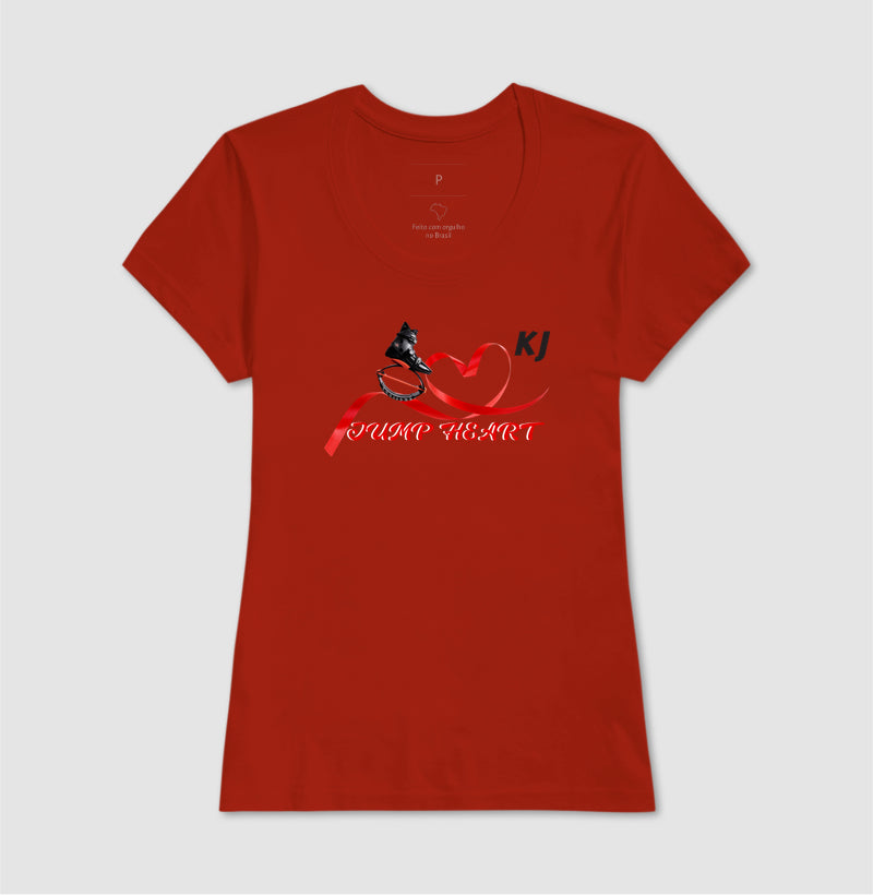 Camiseta Premium Algodão | Jump Heart