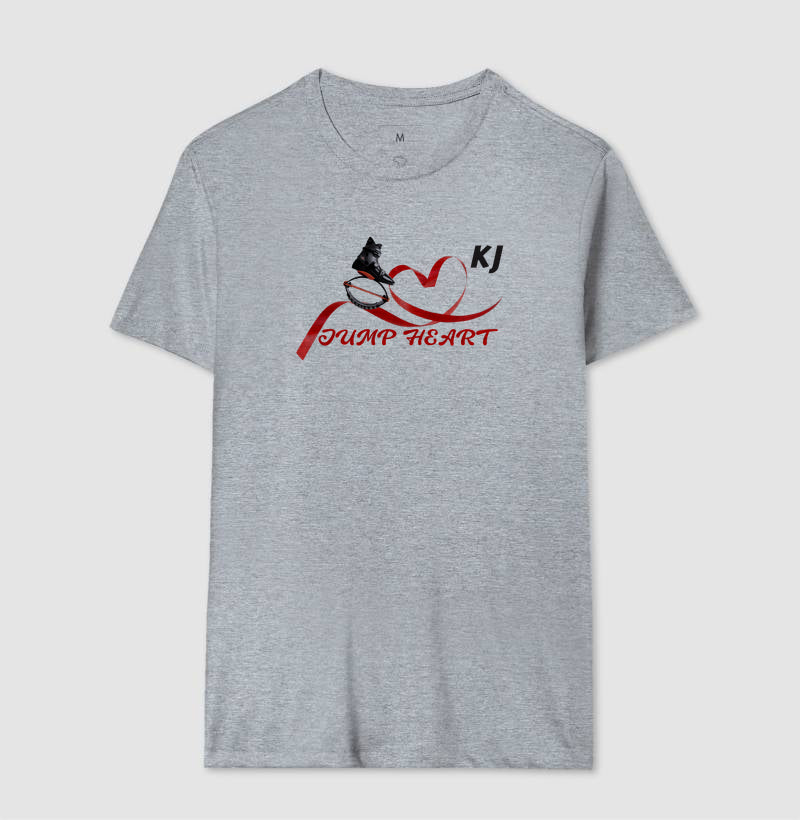 Camiseta Premium Algodão | Jump Heart