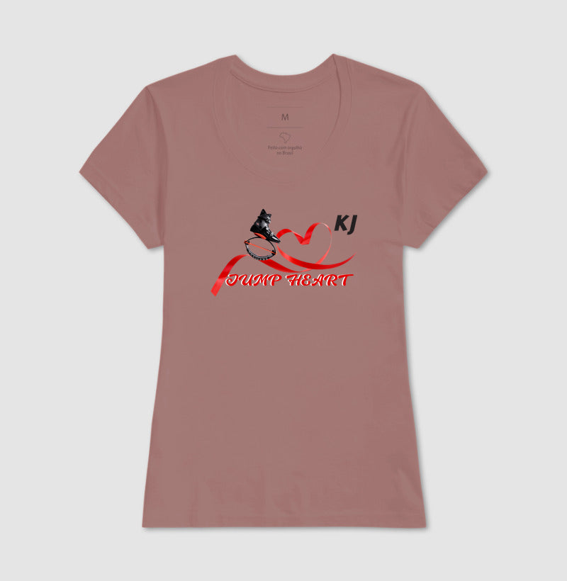 Camiseta Premium Algodão | Jump Heart