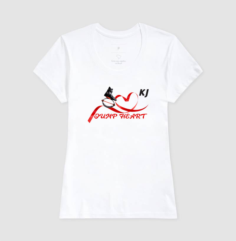 Camiseta Premium Algodão | Jump Heart