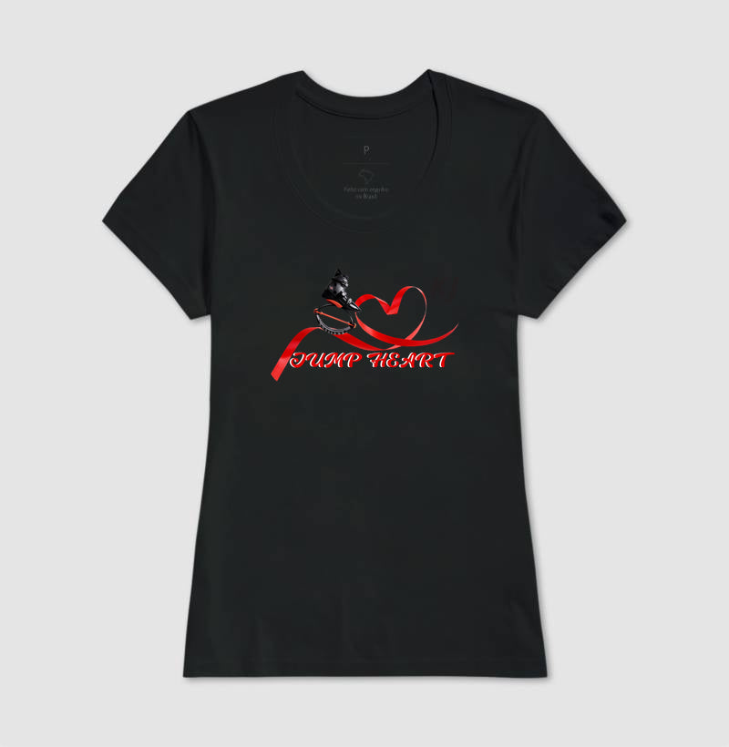 Camiseta Premium Algodão | Jump Heart