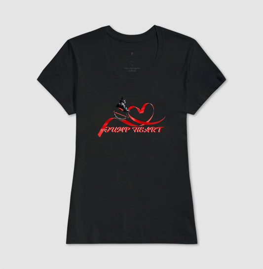 Camiseta Premium Algodão | Jump Heart