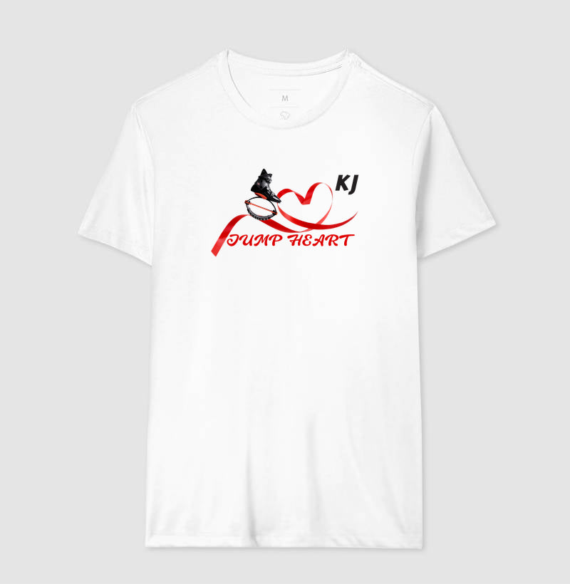 Camiseta Premium Algodão | Jump Heart