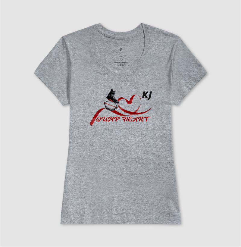 Camiseta Premium Algodão | Jump Heart